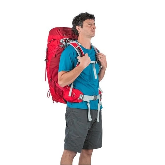 Osprey Men's Red Stratos 50 - Picture 4 of 14